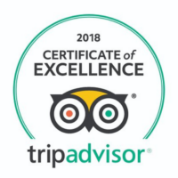 TripAdvisor Certificate of Excellence 2018 for Get Active Rhodes